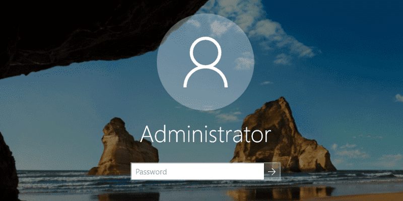 administrator windows login