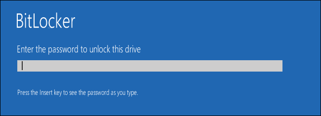 bitlocker unlock prompt at boot