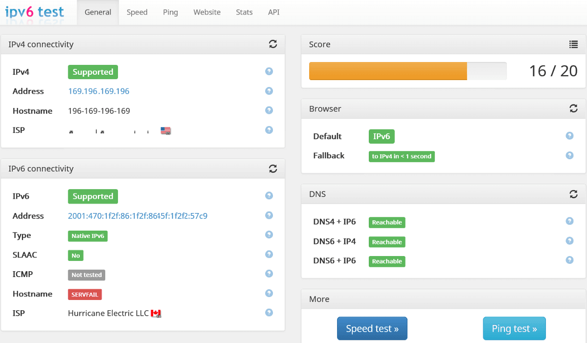 ipv6 test