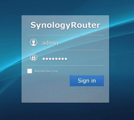 synology login